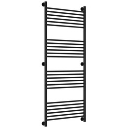 Полотенцесушитель водяной Сунержа Богема+ П24 600x1560 мм (прямая перемычка) 31-0220-1560, чёрный матовый фото 