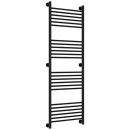 Полотенцесушитель водяной Сунержа Богема+ П24 500x1560 мм (прямая перемычка) 31-0220-1550, чёрный матовый фото 