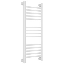 Полотенцесушитель водяной Сунержа Богема+ П14 300x860 мм (прямая перемычка) 12-0220-8030, белый фото 