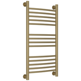 Полотенцесушитель водяной Сунержа Богема+ П14 400x860 мм (выгнутая перемычка) 032-0221-8040, золото матовое фото 