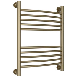 Полотенцесушитель водяной Сунержа Богема+ П10 500x660 мм (выгнутая перемычка) 32-0221-6050, золотой шёлк фото 