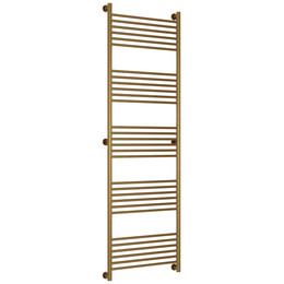 Полотенцесушитель водяной Сунержа Богема+ П30 600x1960 мм (прямая перемычка) 05-0220-1960, состаренная бронза фото 