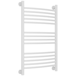 Полотенцесушитель водяной Сунержа Богема+ П14 500x860 мм (выгнутая перемычка) 30-0221-8050, белый матовый фото 