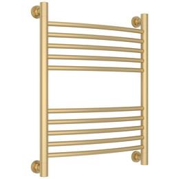 Полотенцесушитель водяной Сунержа Богема+ П10 500x660 мм (выгнутая перемычка) 022-0221-6050, шампань матовый фото 