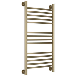 Полотенцесушитель водяной Сунержа Богема+ П14 400x860 мм (выгнутая перемычка) 32-0221-8040, золотой шёлк фото 