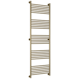 Полотенцесушитель водяной Сунержа Богема+ П30 600x1960 мм (прямая перемычка) 32-0220-1960, золотой шёлк фото 