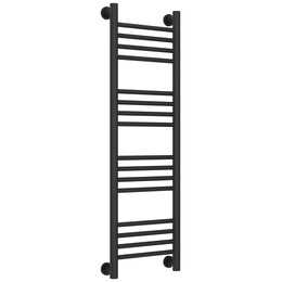 Полотенцесушитель водяной Сунержа Богема+ П16 300x1060 мм (прямая перемычка) 15-0220-1030, тёмный титан муар фото 