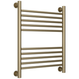 Полотенцесушитель водяной Сунержа Богема+ П10 500x660 мм (прямая перемычка) 32-0220-6050, золотой шёлк фото 