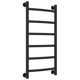 Полотенцесушитель водяной Сунержа Галант+ П6 400x860 мм 31-0200-8040, чёрный матовый фото 