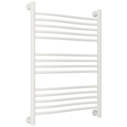 Полотенцесушитель водяной Сунержа Флюид+  П14 600x860 мм 30-0222-8060, белый матовый фото 