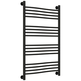 Полотенцесушитель водяной Сунержа Флюид+  П16 600x1060 мм 31-0222-1060, чёрный матовый фото 
