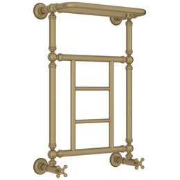 Полотенцесушитель водяной Сунержа Ренессанс П5 400x730 мм 032-0282-6640, золото матовое фото 