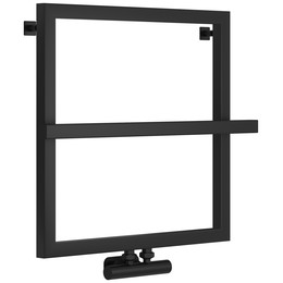 Полотенцесушитель водяной Сунержа Штиль EU50+ П3 500x600 мм 31-0256-5353, чёрный матовый фото 