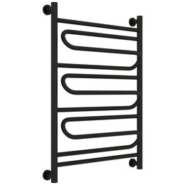 Полотенцесушитель водяной Сунержа Элегия+ П11 600x860 мм 31-0205-8060, чёрный матовый фото 