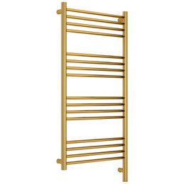 Полотенцесушитель электрический Сунержа Богема 3.1 П16 500x1120 мм (прямая перемычка) 03-6005-1050 R, золото фото 