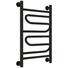 Полотенцесушитель водяной Сунержа Элегия+ П8 400x660 мм 31-0205-6040, чёрный матовый фото 
