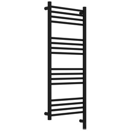 Полотенцесушитель электрический Сунержа Богема 3.1 П16 400x1120 мм (прямая перемычка) 31-6005-1040 R, чёрный матовый фото 