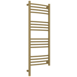Полотенцесушитель электрический Сунержа Богема 3.1 П16 400x1120 мм (выгнутая перемычка) 032-6002-1040 L, золото матовое фото 