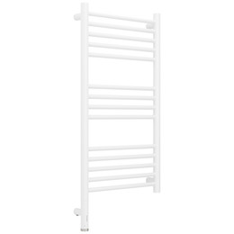 Полотенцесушитель электрический Сунержа Богема 3.1 П14 400x920 мм (прямая перемычка) 30-6004-8040 L, белый матовый фото 
