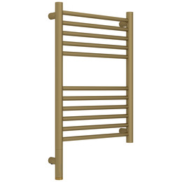 Полотенцесушитель электрический Сунержа Богема 3.1 П11 300x720 мм (прямая перемычка) 032-6004-6040 L, золото матовое фото 