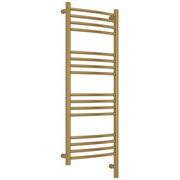 Полотенцесушитель электрический Сунержа Богема 3.1 П16 400x1120 мм (выгнутая перемычка) 051-6003-1040 R, состаренная латунь фото 