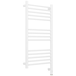 Полотенцесушитель электрический Сунержа Богема 3.1 П14 400x920 мм (прямая перемычка) 30-6005-8040 R, белый матовый фото 