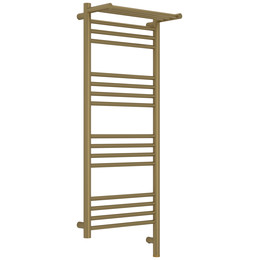 Полотенцесушитель электрический Сунержа Богема 3.1 с полкой П16 400x1120 мм 32-6007-1040 R, золотой шёлк фото 