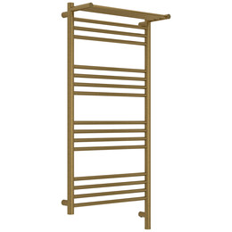 Полотенцесушитель электрический Сунержа Богема 3.1 с полкой П16 500x1120 мм 051-6007-1050 R, состаренная латунь фото 