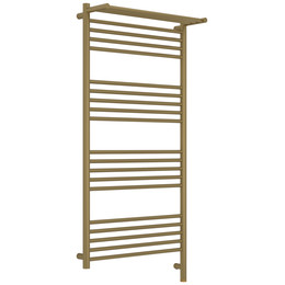 Полотенцесушитель электрический Сунержа Богема 3.1 с полкой П20 600x1320 мм 32-6007-1260 R, золотой шёлк фото 