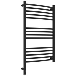 Полотенцесушитель электрический Сунержа Богема 3.1 П14 500x920 мм (выгнутая перемычка) 15-6002-8050 L, тёмный титан муар фото 