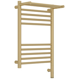 Полотенцесушитель электрический Сунержа Богема 3.1 с полкой П10 400x720 мм 022-6007-6040 R, шампань матовый фото 