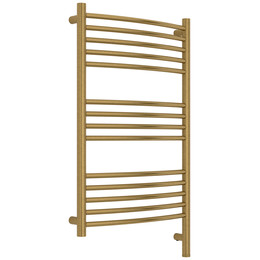 Полотенцесушитель электрический Сунержа Богема 3.1 П14 500x920 мм (выгнутая перемычка) 051-6003-8050 R, состаренная латунь фото 