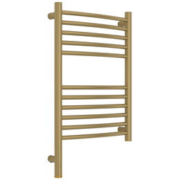 Полотенцесушитель электрический Сунержа Богема 3.1 П11 400x720 мм (выгнутая перемычка) 32-6002-6040 L, золотой шёлк фото 