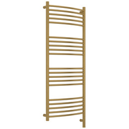 Полотенцесушитель электрический Сунержа Богема 3.1 П20 500x1320 мм (выгнутая перемычка) 051-6003-1250 R, состаренная латунь фото 