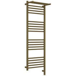 Полотенцесушитель электрический Сунержа Богема 3.1 с полкой П20 400x1320 мм 05-6007-1240 R, состаренная бронза фото 