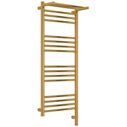 Полотенцесушитель электрический Сунержа Богема 3.1 с полкой П16 400x1120 мм 03-6007-1040 R, золото фото 