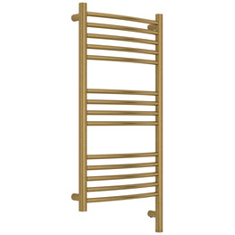 Полотенцесушитель электрический Сунержа Богема 3.1 П14 400x920 мм (выгнутая перемычка) 051-6003-8040 R, состаренная латунь фото 