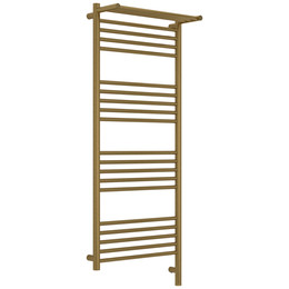 Полотенцесушитель электрический Сунержа Богема 3.1 с полкой П20 500x1320 мм 051-6007-1250 R, состаренная латунь фото 