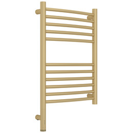 Полотенцесушитель электрический Сунержа Богема 3.1 П11 400x720 мм (выгнутая перемычка) 022-6002-6040 L, шампань матовый фото 