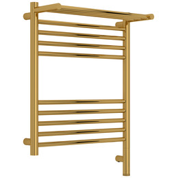 Полотенцесушитель электрический Сунержа Богема 3.1 с полкой П10 500x720 мм 03-6007-6050 R, золото фото 