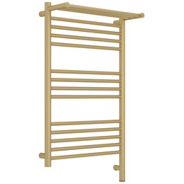 Полотенцесушитель электрический Сунержа Богема 3.1 с полкой П14 500x920 мм 022-6007-8050 R, шампань матовый фото 