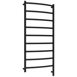 Полотенцесушитель электрический Сунержа Галант 3.1 П9 600x1320 мм 31-6001-1260 R, чёрный матовый фото 