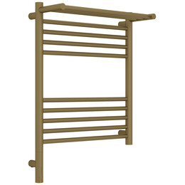 Полотенцесушитель электрический Сунержа Богема 3.1 с полкой П10 500x720 мм 032-6006-6050 L, золото матовое фото 