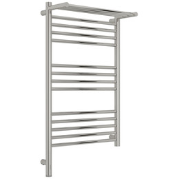 Полотенцесушитель электрический Сунержа Богема 3.1 с полкой П14 500x920 мм 00-6006-8050 L, хром фото 