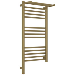 Полотенцесушитель электрический Сунержа Богема 3.1 с полкой П14 400x920 мм 32-6006-8040 L, золотой шёлк фото 