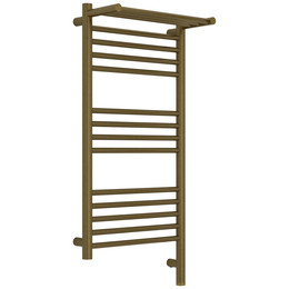 Полотенцесушитель электрический Сунержа Богема 3.1 с полкой П14 400x920 мм 05-6007-8040 R, состаренная бронза фото 