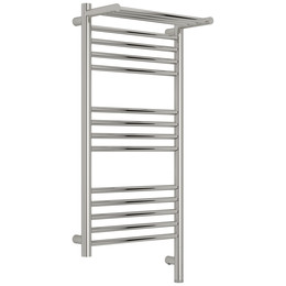 Полотенцесушитель электрический Сунержа Богема 3.1 с полкой П14 400x920 мм 00-6007-8040 R, хром фото 