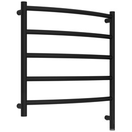 Полотенцесушитель электрический Сунержа Галант 3.1 П5 600x720 мм 31-6001-6060 R, чёрный матовый фото 