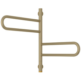 Полотенцесушитель электрический Сунержа Парео 4.0 П4 550x570 мм 032-0823-0567, золото матовое фото 