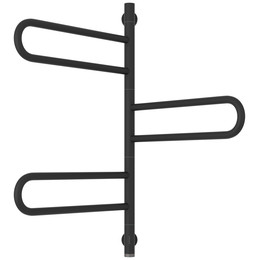 Полотенцесушитель электрический Сунержа Парео 4.0 П6 550x770 мм 15-0823-0773, тёмный титан муар фото 